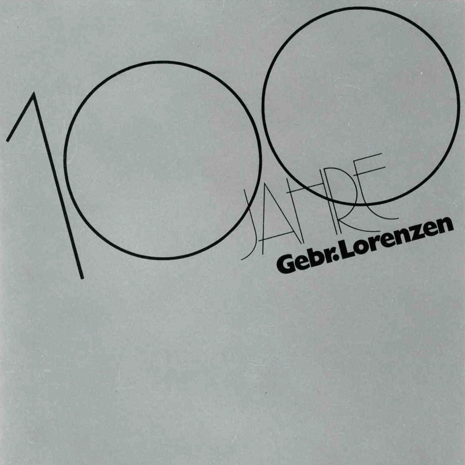100 Jahre - Gebr. Lorenzen GmbH & Co. KG